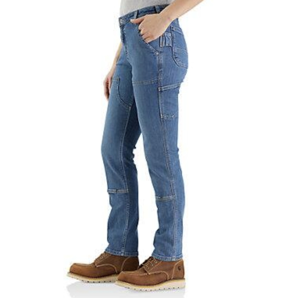 Carhartt Women's Straight Leg Blue Jeans